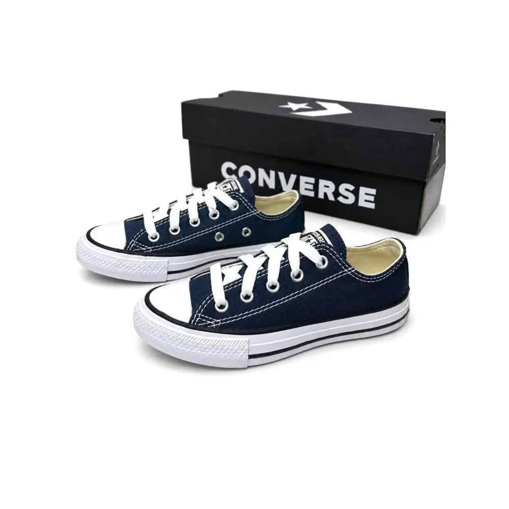 Converse Chuck Taylor All Star Navy Kids 11C Low Top Sneakers X004AQV10P NIB